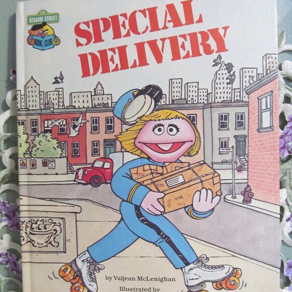 Vtg Sesame Street book Special Delivery 1980 ~ Sesame Street Muppets - Picture 1 of 13